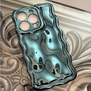 Metallic Blue Phone Case